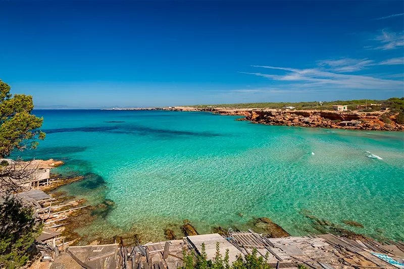 The best coves of Formentera 